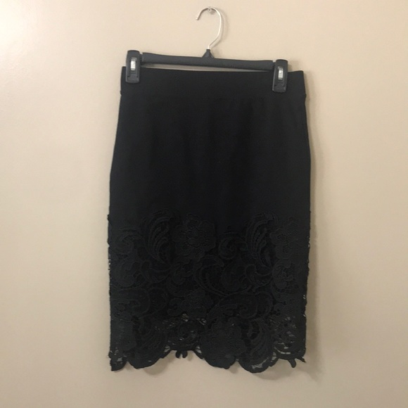Buy Pour Moi Black Elise Faux Leather Midi Pencil Skirt from the UK online shop